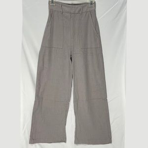 Abercrombie & Fitch Resort Linen-Blend Wide Leg Pants